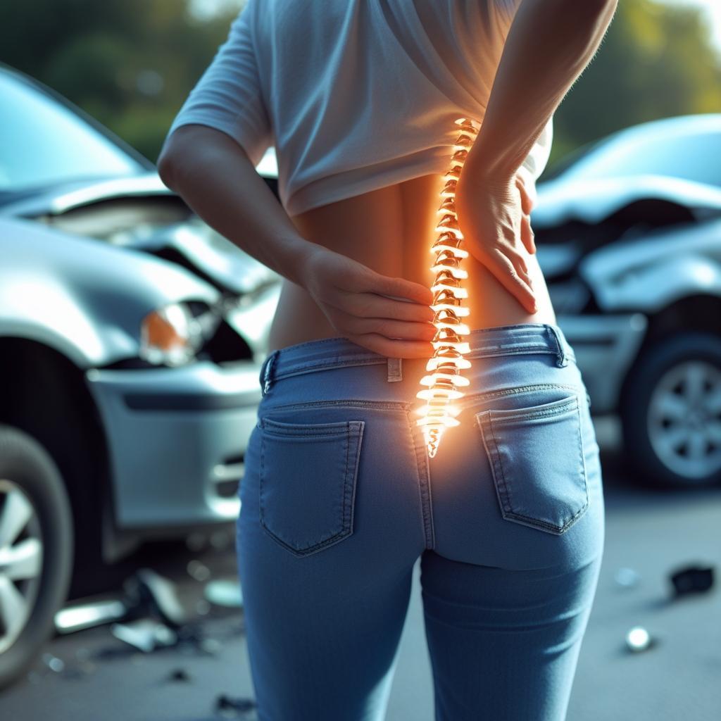 Motor vehicle accident lower back pain Temecula